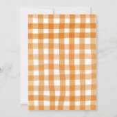 Hij of zij pompoen geslacht onthullen Herfst babyk Kaart (Achterkant)