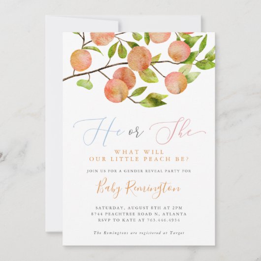 Hij of zij stelt de uitnodiging van de Partij voor (Voorkant)