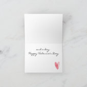 Hij of zij, Valentijnsdag liefdesharten Kaart (Binnen)