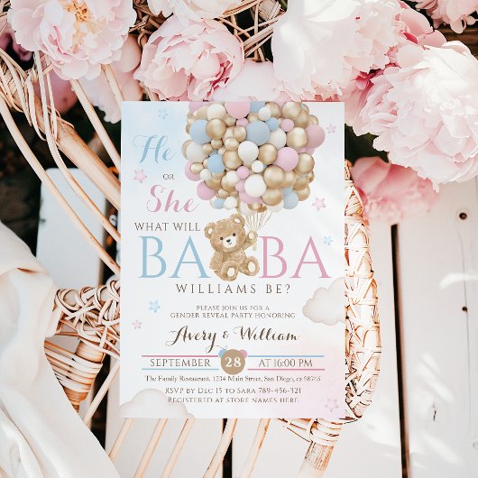 Hij of zij wacht nauwelijks op gender reveal Baby  Kaart