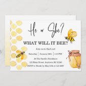 Hij of zij wat het gender zal worden onthullen kaart (Voorkant / Achterkant)