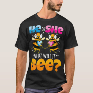 Hij of zij wat het genderaspect zal zijn, onthult t-shirt