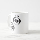 Hij of zij wat onze kleine pompoen zullen zijn koffiemok (Voorkant links)