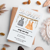 Hij of zij, wat zal baby zijn Boho Gender Kaart