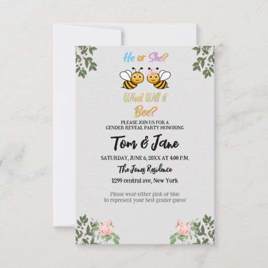 Hij of zij wat zal het worden? (Voorkant)