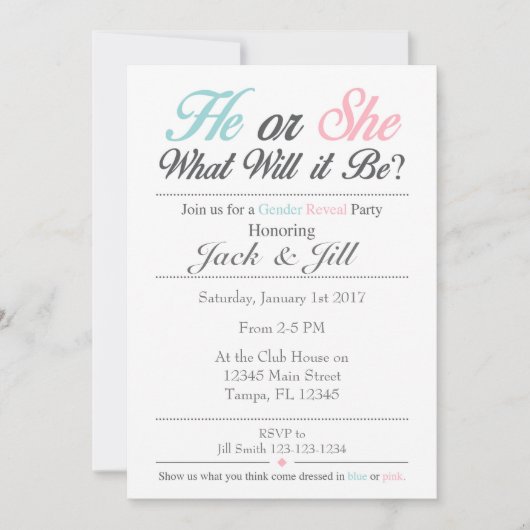 Hij of zij weet wat het is om een uitnodiging te o (Voorkant)