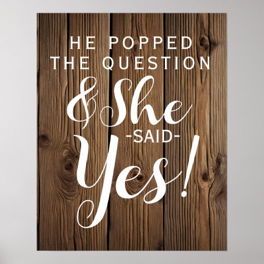 Hij pakte het verloving vrijgezellenfeest poster (Voorkant)