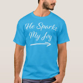 Hij reserveert mijn vreugde t-shirt (Voorkant)