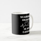 Hij scant is mijn cardio sonograaf Echo Koffiemok (Voorkant rechts)