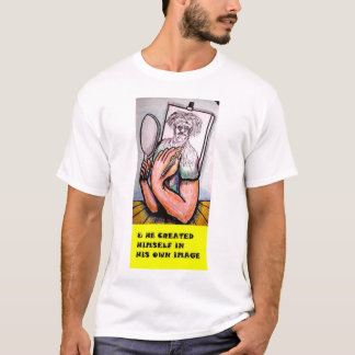 & hij schiep zichzelf in zijn eigen afbeelding t-shirt