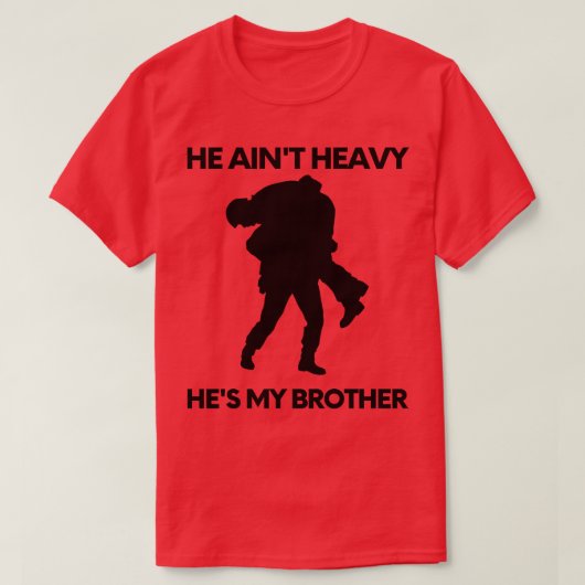 Hij schildert zwaar hes mijn broer 29 t-shirt (Design voorkant)