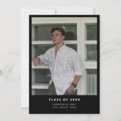 Hij schreef het script voor de Minimal Photo Gradu Kaart (Achterkant)