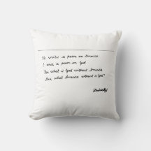 Hij schrijft een gedicht over Amerika