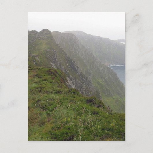 Hij Slieve League Cliffs in Ierland Briefkaart (Voorkant)