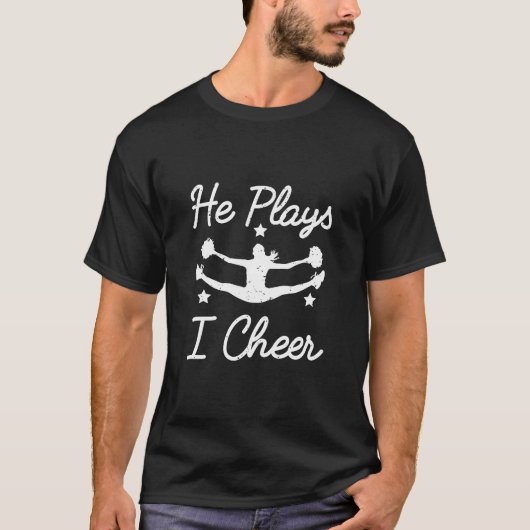 Hij speelt in Cheer Cheerleading Boyvriend T-shirt (Voorkant)