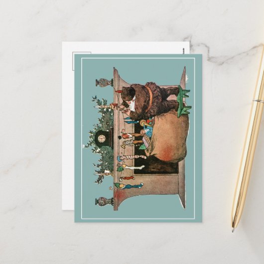 Hij sprak geen woord feestdagenkaart (Voorkant / Achterkant in situ)