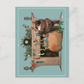 Hij sprak geen woord feestdagenkaart (Voorkant)