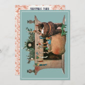 Hij sprak geen woord feestdagenkaart (Voorkant / Achterkant)