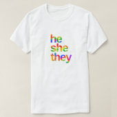 Hij spreekt de stropdas dye T-Shirt uit (Design voorkant)