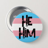 Hij spreekt Trans Button uit (Voorkant /achterkant)
