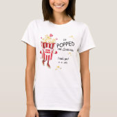 Hij stelde de vraag Popcorn Verloving T-shirt (Voorkant)