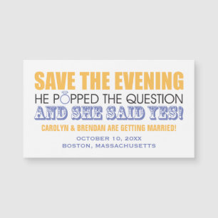 Hij stelde de vraag   Red de avond