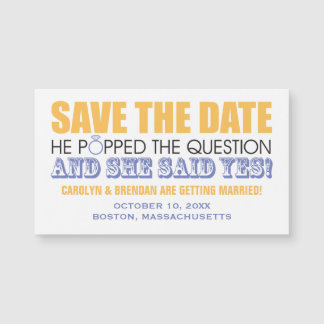 Hij stelde de vraag | Trouwen Bewaar de datum