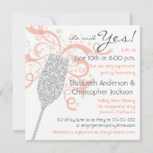 Hij stelde de vraag - Zilver & Peach Kaart (Achterkant)