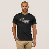 Hij steunde ons, wij steunen hem t-shirt (Voorkant volledig)