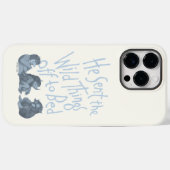 Hij stuurde de wilde dingen naar bed - Blauw Case-Mate iPhone Case (Achterkant (horizontaal))
