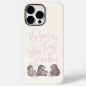 Hij stuurde de wilde dingen naar bed - Roze Case-Mate iPhone Case (Achterkant)