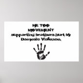 Hij te Movement Banner Poster (Voorkant)