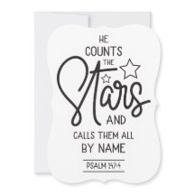 Hij telt de sterren en noemt ze Psalmen