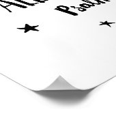 Hij telt de sterren Psalms kinder print poster (Hoek)