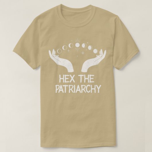 Hij The Patriarchy Feminism Witch Wicca Feminist W T-shirt (Design voorkant)