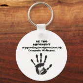 Hij To Movement Banner Poster Button Sleutelhanger (Voorkant)