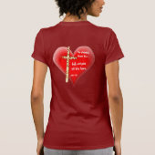 Hij toonde hen de volle omvang van zijn liefde. t-shirt (Achterkant)