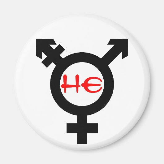 Hij Transgender Magneet (Voorkant)