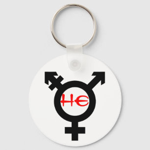Hij Transgender Sleutelhanger