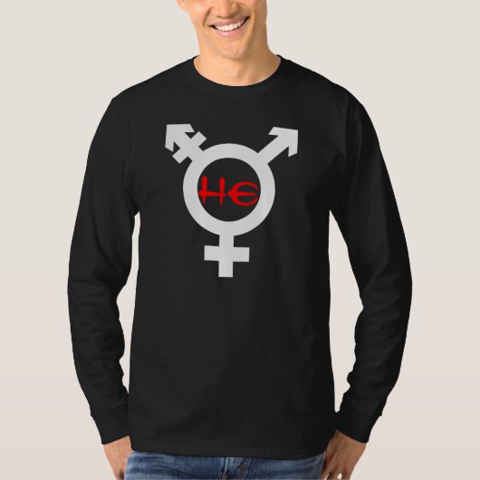 Hij transgender t-shirt (Voorkant)
