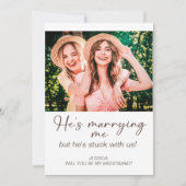 Hij trouwt me met de Britse foto. Kaart (Voorkant)