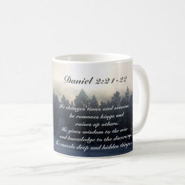 Hij verandert tijden en seizoenen, Daniel 2:21 Bij Koffiemok