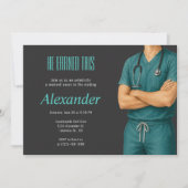 Hij verdiende deze uitnodiging voor de doctorsgrad (Voorkant)