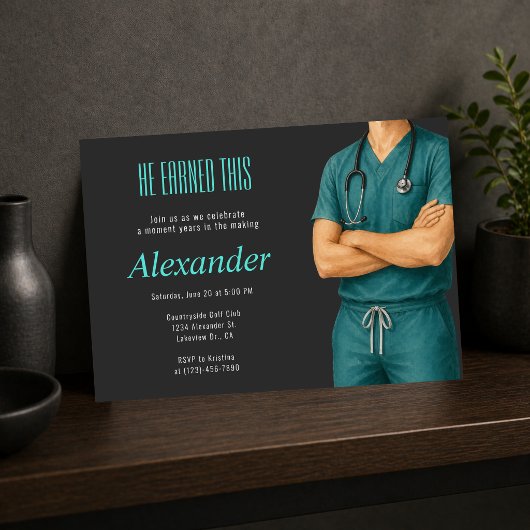 Hij verdiende deze uitnodiging voor de doctorsgrad