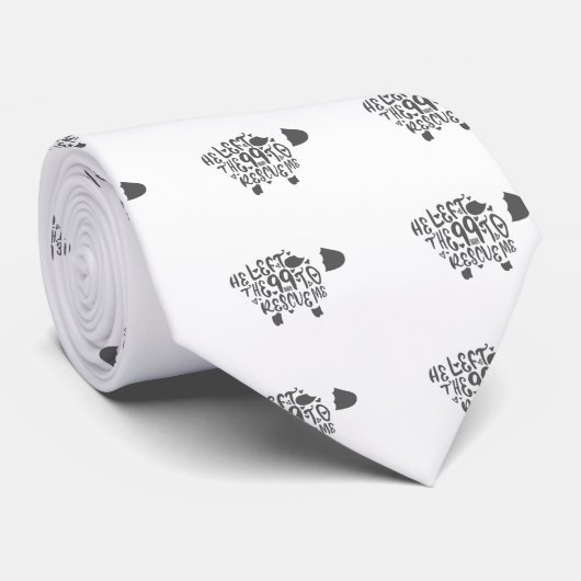 Hij verliet de Christelijke prijszettingsbijbel va Stropdas (Opgerold)