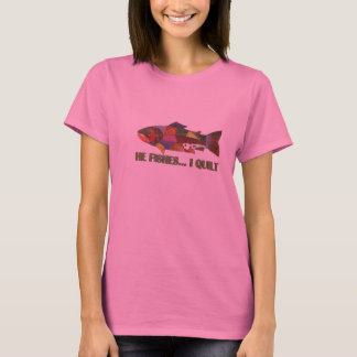 Hij viert, ik kantelen. t-shirt