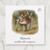 Hij vindt haar Romantische Valentijnsdag uit de bu Bedankjes Labels (Achterkant)