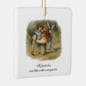 Hij vindt haar Romantische Valentijnsdag uit de bu Keramisch Ornament (Rechts)