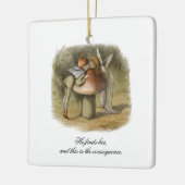 Hij vindt haar Romantische Valentijnsdag uit de bu Keramisch Ornament (Links)