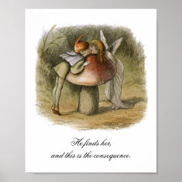 Hij vindt haar Romantische Valentijnsdag uit de bu Poster